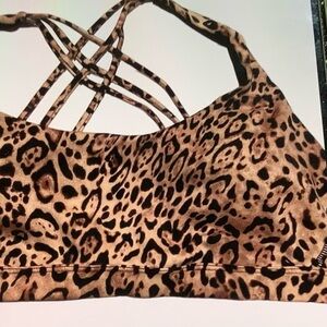 Victoria's Secret Leopard Bralette in Black and Tan